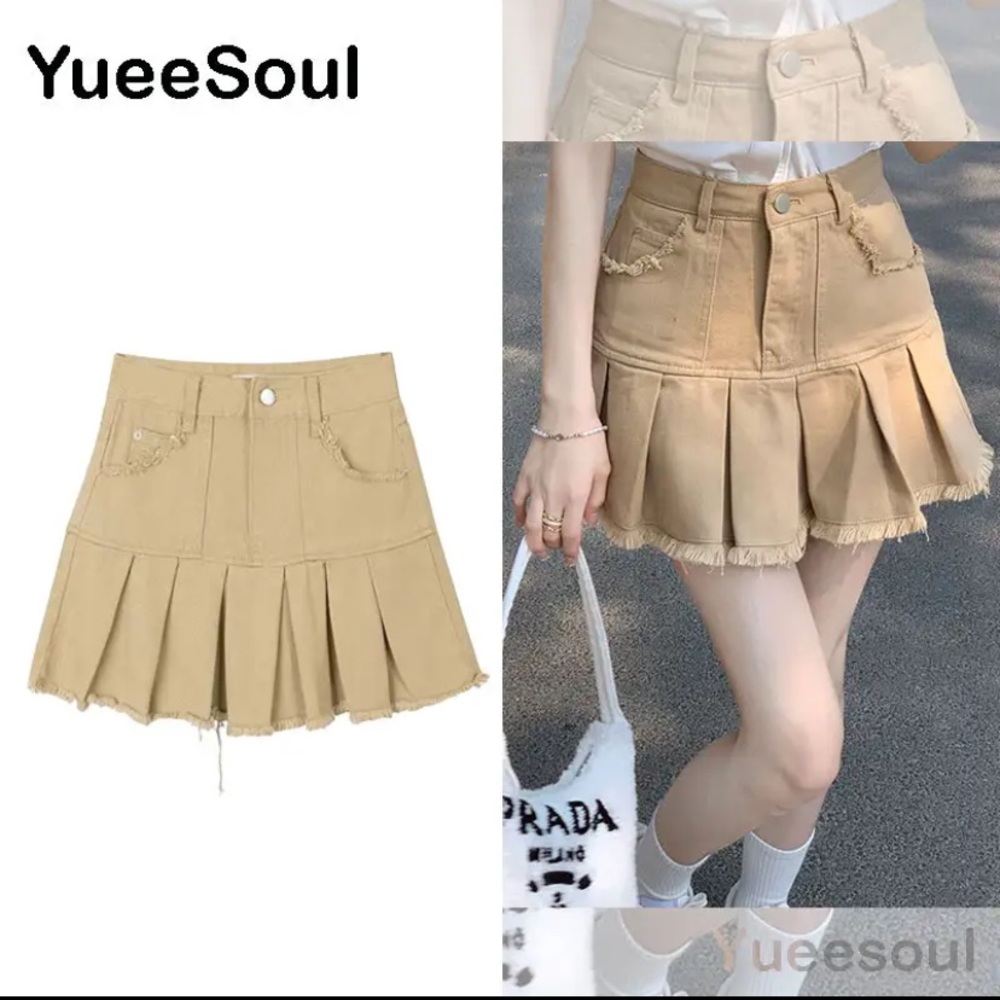 Mini pleated skirt Y2K